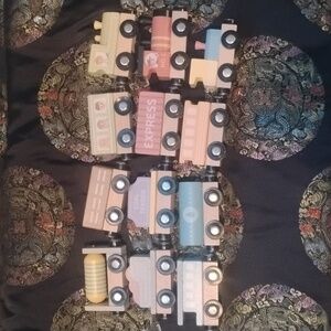 Colorful Wooden Magnetic Montasori Toy Train Set